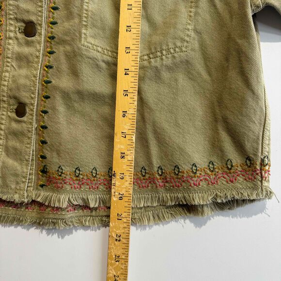 Zara Womens Embroidered Jacket Button Front Oversized Small Western Cowgirl NWOT - Picture 13 of 15